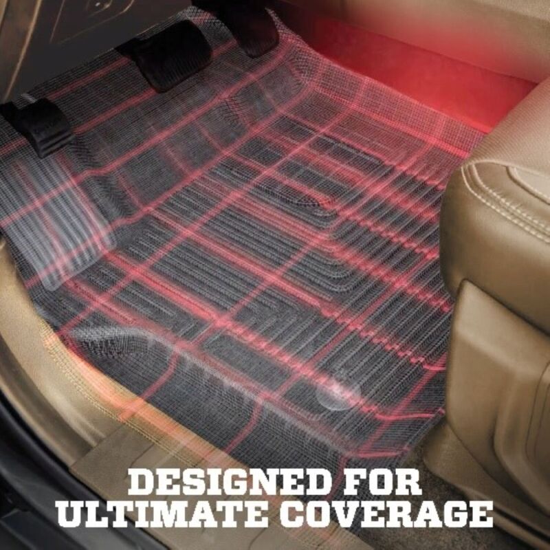 Husky Liners 2019+ Ford Ranger SuperCrew Cab WeatherBeater Black Front & 2nd Seat Floor Liners - 94101HUL