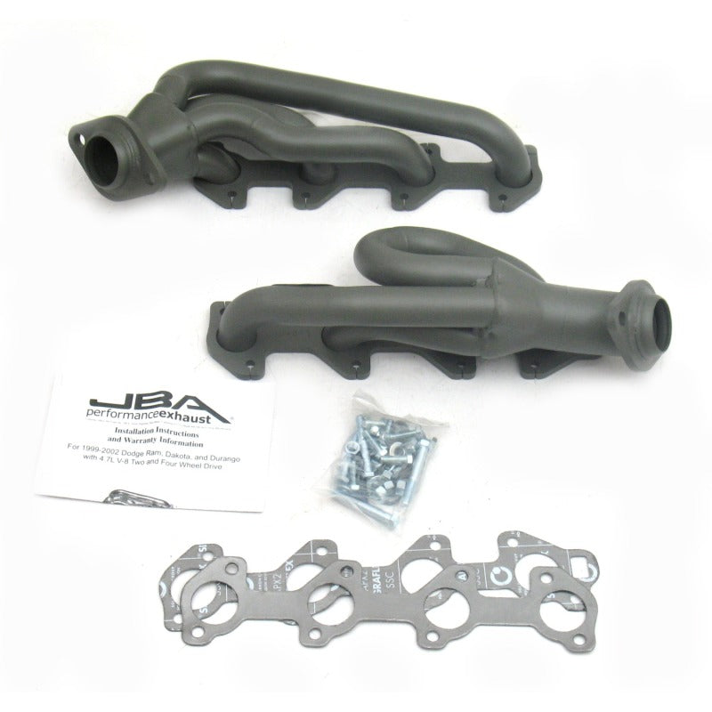 JBA 02-03 Dodge RAM 4.7L PowerTech 1-1/2in Primary Ti Ctd Cat4Ward Header - 1949S-1JT