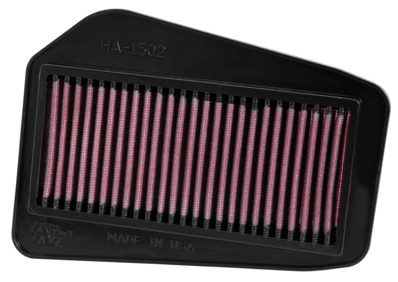 K&N Replacement Air Filter 02 Honda CBR150R / 03-05 CBR125R - HA-1502 for 2004-2011 Honda CBR125R - front view