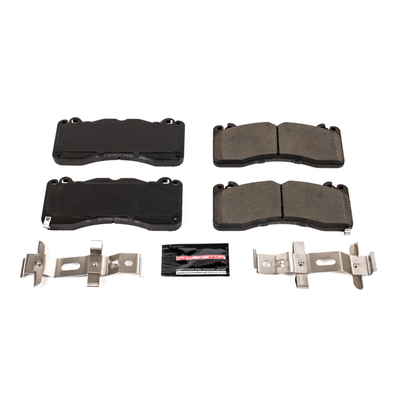 Power Stop 15-19 Ford Mustang Front Z23 Evolution Sport Brake Pads w/Hardware - Z23-1792 for 2015-2023 Ford Mustang - front v