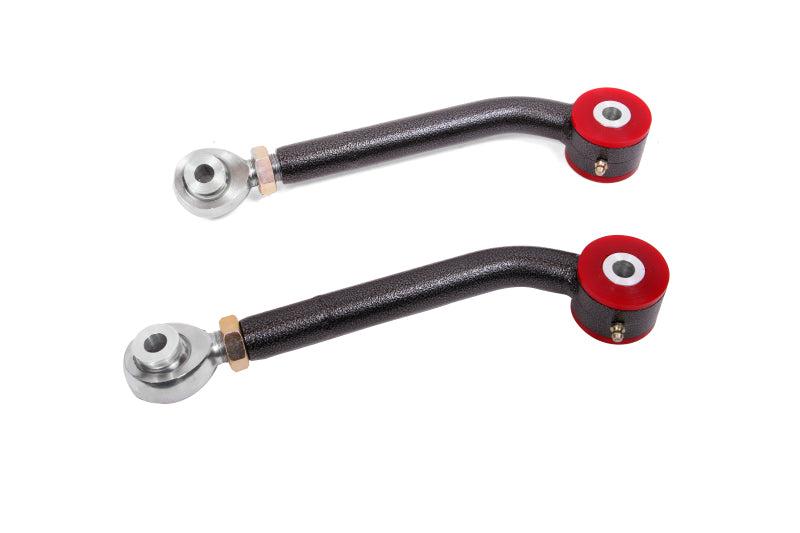 BMR 08-17 Challenger Upper Trailing Arms w/ Single Adj. Poly/Rod Ends - Black Hammertone - UTA111H