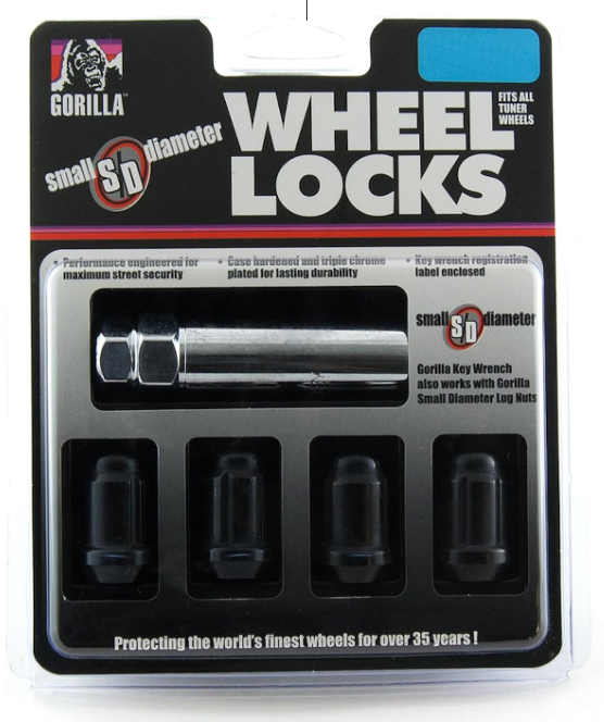 Gorilla Automotive - SD Lock Duplex 14-1.50 Blk Clam - 26641BC