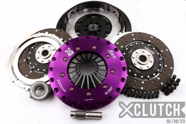 XClutch 17-21 Honda Civic Type R 2.0L 9in Twin Solid Organic Clutch Kit - XKHN23537-2G for 2017-2025 Honda Civic Type R