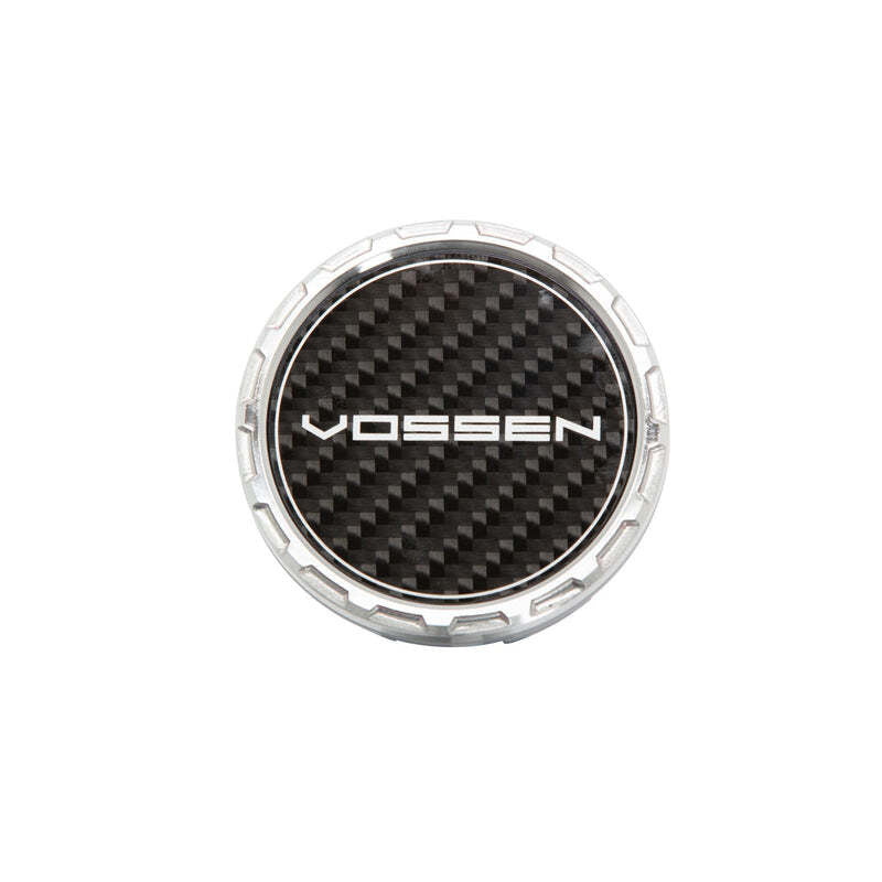 Vossen Classic Carbon Billet Sport Cap 2.0 - Large (VHFL) - Transparent Clear - Twill Weave (Gloss) - CAPBSC2-LG-CL-CR-W
