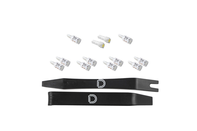 Diode Dynamics 14-19 Toyota Highlander Interior LED Kit Cool White Stage 1 - DD0577 by Diode Dynamics - angle view