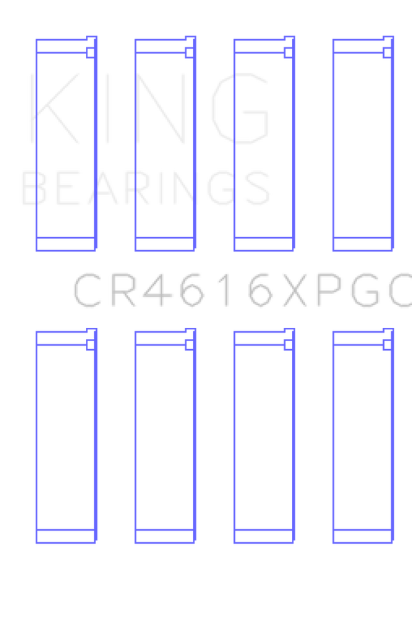 King Subaru Fa20/ Toyota 4U-GSE (Size 0.05) Connecting Rod Bearing Set - CR4616XPGC0.5