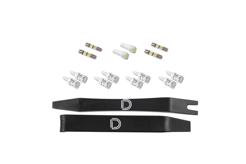 Diode Dynamics 14-18 Toyota Tundra Interior LED Kit Cool White Stage 2 - DD0574 for 2014 Toyota Tundra - front view
