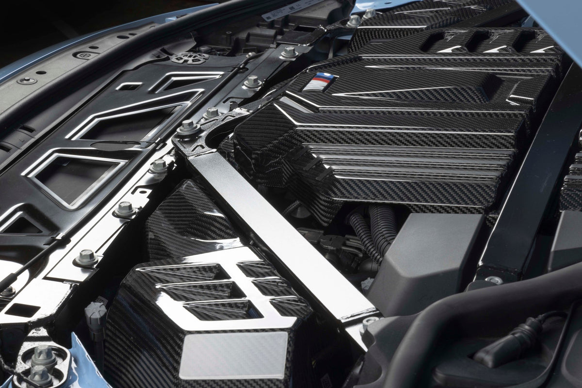 Dinan - Gloss Carbon Fiber Engine Cover - 2021-2026 BMW M2/M3/M4 - D590-0005