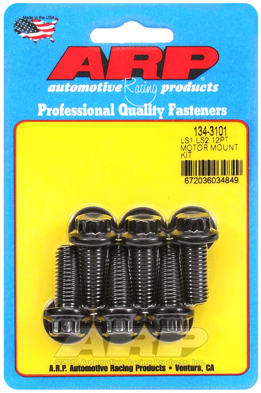 ARP LS1 LS2 SS 12pt Motor Mount Bolt Kit - 134-3101