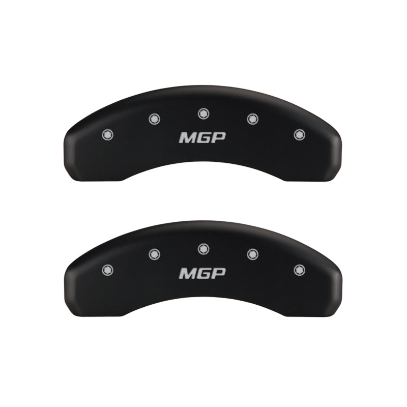 MGP 4 Caliper Covers Engraved Front &amp; Rear MGP Red finish silver ch - 15206SMGPRD