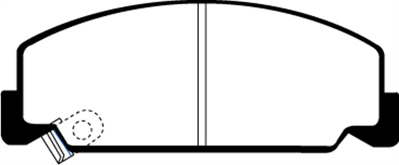 EBC 84-85 Honda Accord Sedan 1.8 Greenstuff Front Brake Pads - DP2911