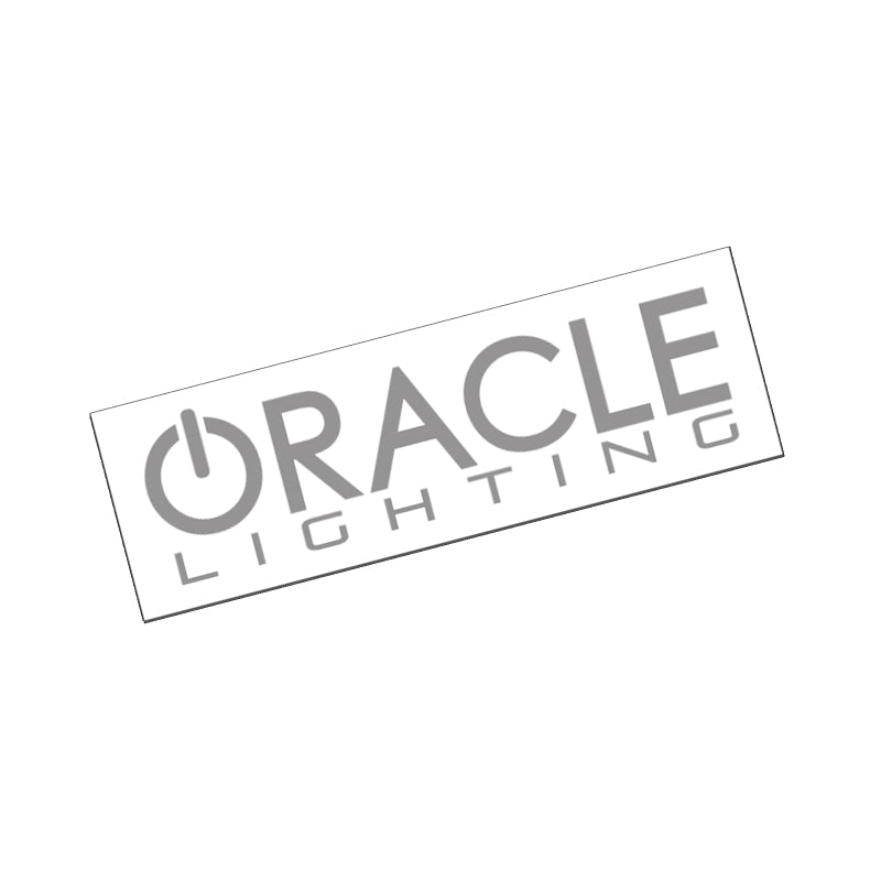 Oracle Decal 12in - Reflected Silver SEE WARRANTY - 8069-504