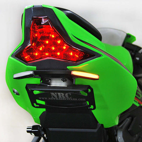 New Rage Cycles 23+ Kawasaki ZX-4R Fender Eliminator Kit Tucked - ZX4-FE-T - front view