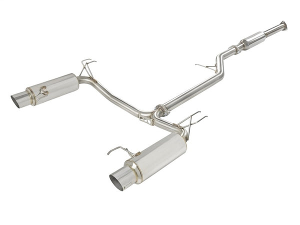 Skunk2 MegaPower 03-07 Acura TSX (Dual Canister) 60mm Exhaust System - 413-05-2030 for 2004-2008 Acura TSX - front view