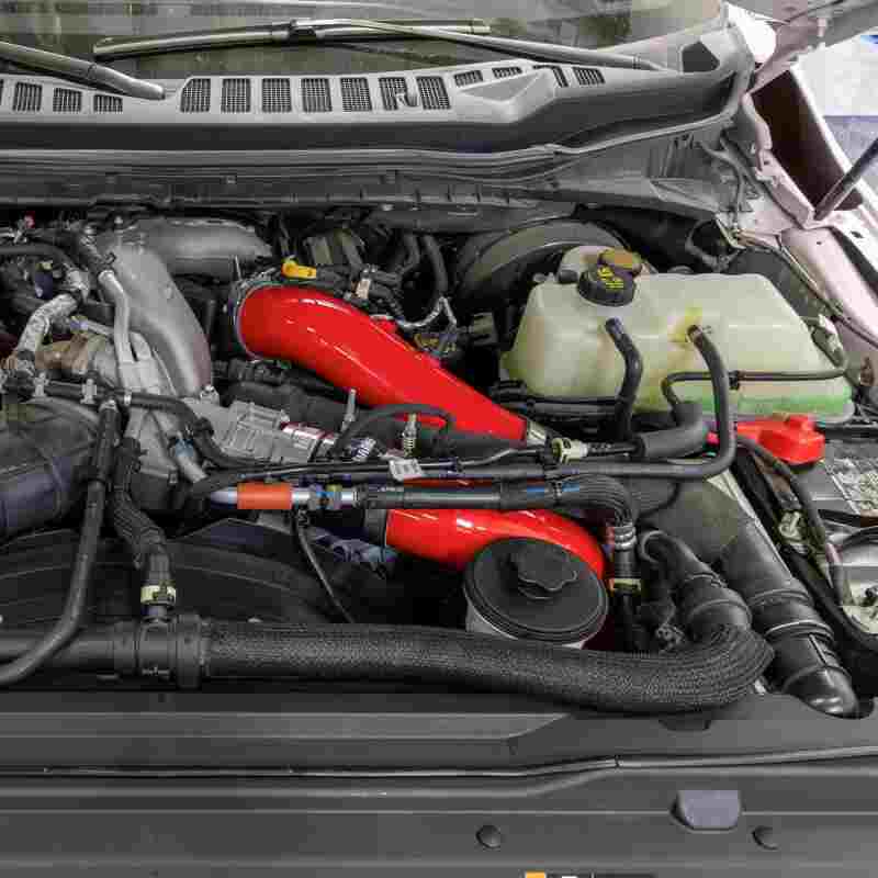 Banks Power 23-24 Ford Super Duty 6.7L High Output Boost Tube Upgrade Kit - Red - 26014