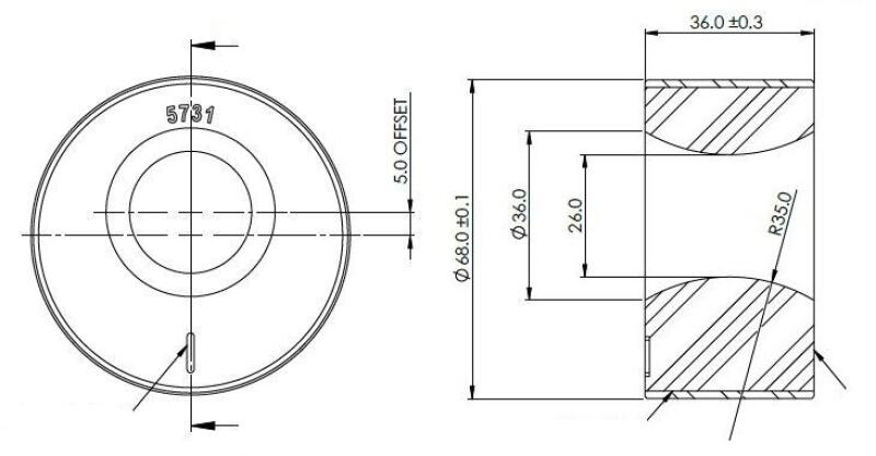 SuperPro 19-23 Hyundai Santa Fe Lmtd Front Control Arm Lower Inner Rear Bushing Kit - Double Offset - SPF5731K