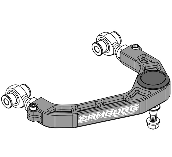 Camburg Ford F-150 2WD/4WD 04-20 KINETIK V2 Performance Billet Uniball Upper Arms - CAM-110230-GRY for 2004-2020 Ford F 150 -