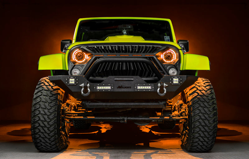 ORACLE Lighting 0718 Jeep Wrangler JK Oculus 7in ColorSHIFT BiLED Projector Headlights SEE WARRANTY - 5876-333