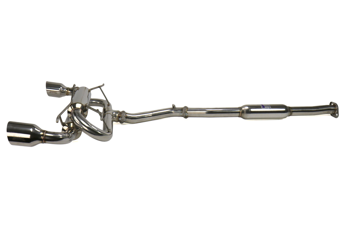 Invidia 12+ Subaru BR-Z/FR-S Gemini/R400 Single Layer Stainless Steel Tip Cat-back Exhaust - HS12SST7GM1SS