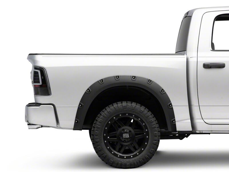 Raxiom 09-18 Dodge RAM 1500 Axial Series LED Tail Lights- Black Housing- Clear Lens - R113541 - close-up view