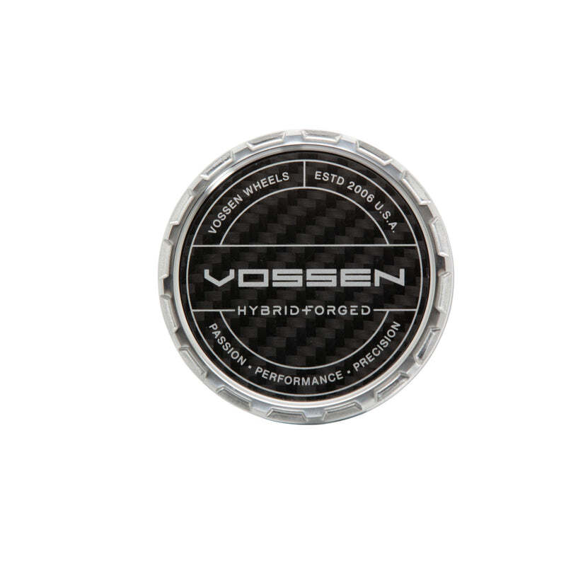 Vossen HF Carbon Billet Sport Cap 2.0 - Small (VHF) - Transparent Clear - Twill Weave (Gloss) - CAPBSC2-SM-HF-CR-W