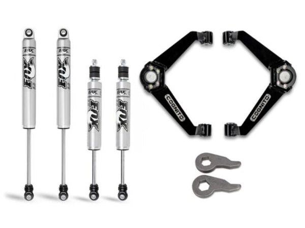 Cognito 01-13 Chevy/GMC Silv/Sierra 2500/3500 HD 2WD/4WD 3in Perf Leveling Kit w/ Fox PS 2.0 IFP - 110-P0753 for 2001-2013 Ch