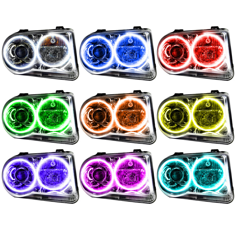 Oracle 05-10 Chrysler 300C V8 SMD HL - Non HID - ColorSHIFT w/ Simple Controller SEE WARRANTY - 7163-504
