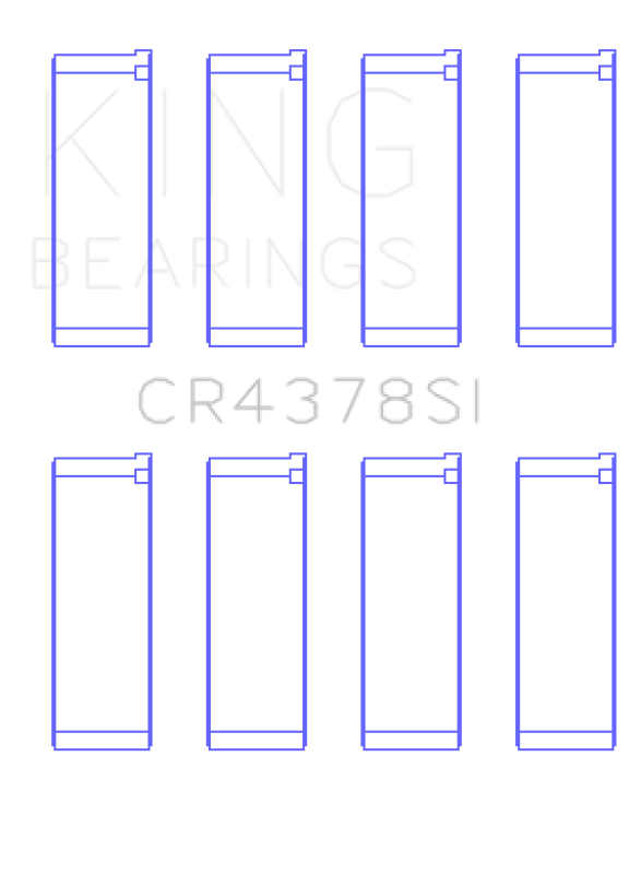 King Engine Bearings Hyundai G4Hc/G4Hg Epsilon/(Size +0.75mm) Connecting Rod Bearing Set - CR4378SI0.75