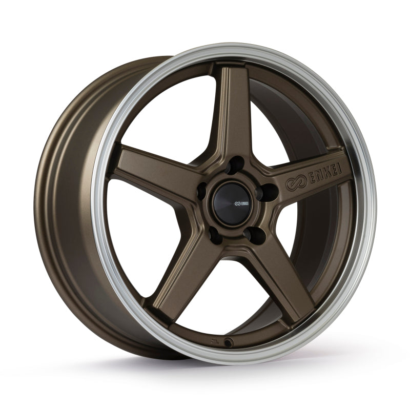 Enkei Quasar 17x7.5in / 5x100 BP / 45mm Offset / 72.6mm Bore - Matte Bronze Wheel - 550-775-8045ZP