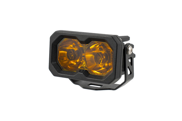 Diode Dynamics C2 2.0 Sport Yellow Spot Standard ABL (single) - DD8099S by Diode Dynamics - front view