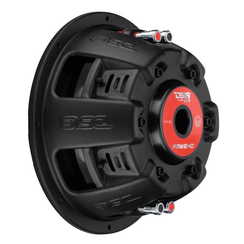 DS18 8 400 Watts RMS 4ohm DVC Shallow Mount - PSW8.4D - angle view