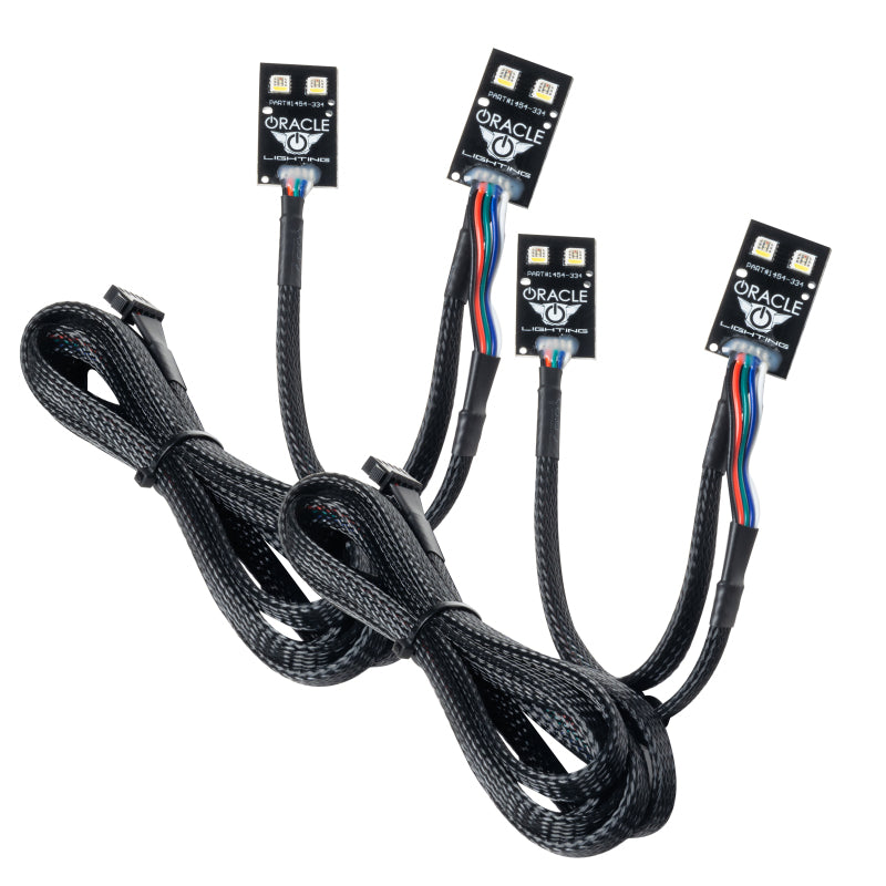 Oracle 2021 Ford Bronco Sport RGB+W Headlight DRL + Halo  - ColorSHIFT w/o Controller SEE WARRANTY - 1454-334