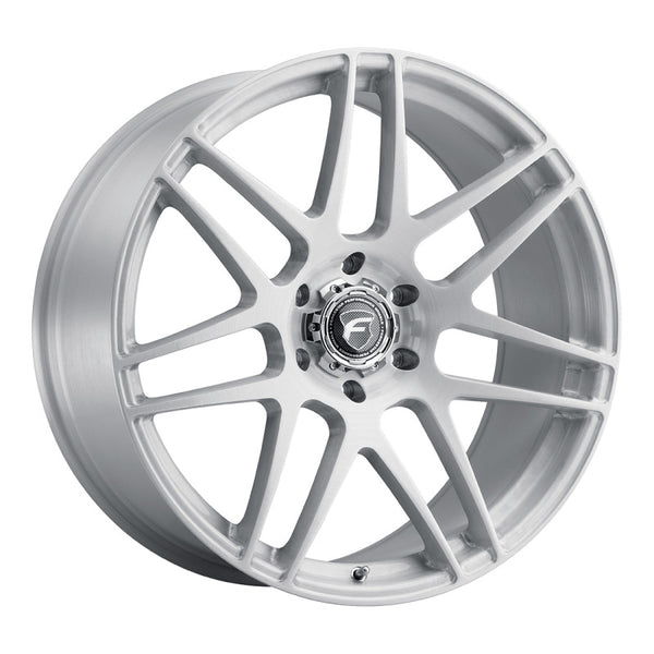 Forgestar X14 22x10 / 6x139.7 BP / ET30 / 6.7in BS Gloss Brushed Silver Wheel - F35820084P30 by Forgestar - front view