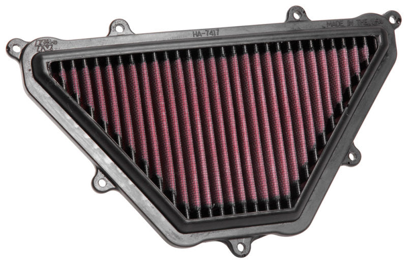 K&N 17-18 Honda X-ADV 745 Replacement Drop In Air Filter - HA-7417 by K&N Engineering - front view
