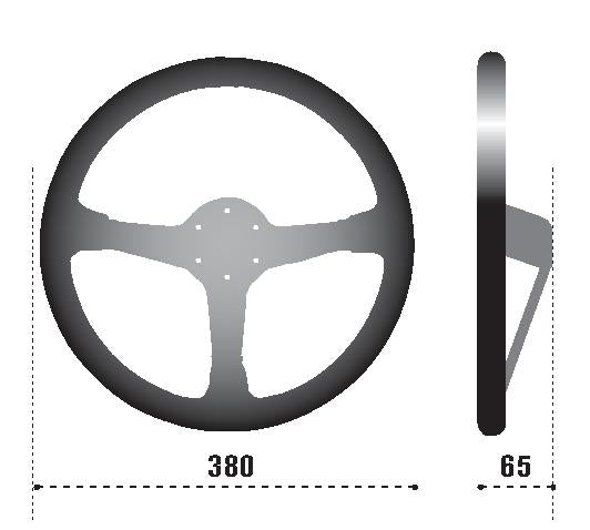 Sparco Strwhl 368 Suede Black - 015R368MSN