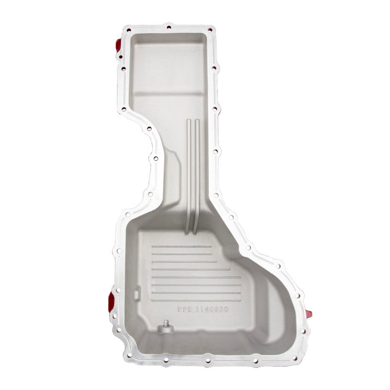 Wehrli 17-19 GM Duramax WCFab X PPE High Capacity Aluminum Oil Pan - Brizzle Blue - WCF100133-BRZ