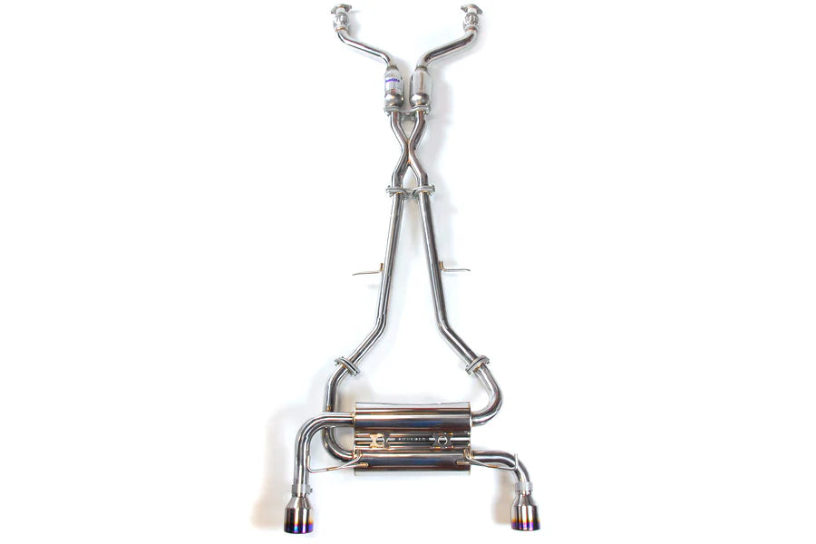 Invidia 09+ 370Z Gemini Rolled Titanium Tip Cat-back Exhaust - HS09N7ZGID