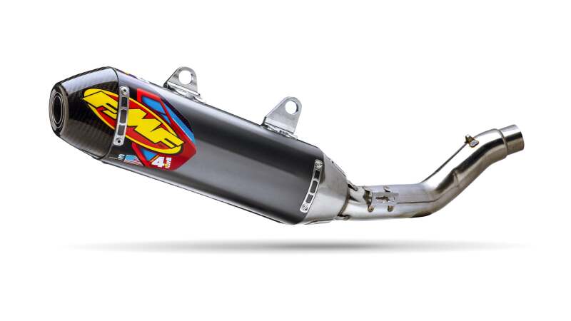 FMF Racing Suzuki RMZ250 2010-12 SS Factory 4.1 SO Muffler w/ Carbon Cap - 043319 - front view