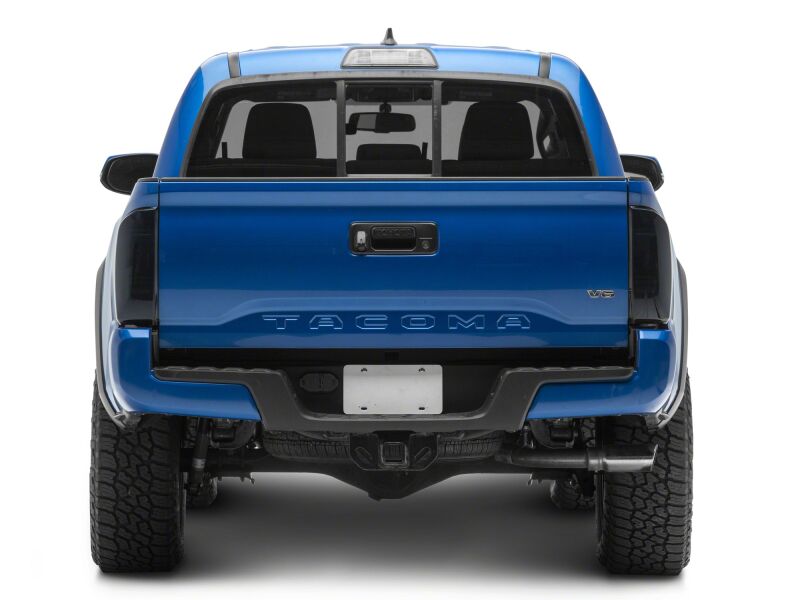 Raxiom 16-23 Toyota Tacoma ST LED Tail Lights- Black Housing- Smoked Lens - TT42787 - front view
