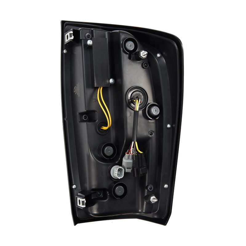 AlphaRex 16-21 Toyota Tacoma LUXX LED Taillights Alpha Blk w/Activ Light/Seq Signal - 680080