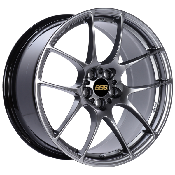 BBS RF 18x9 5x100 ET45 Diamond Black Wheel -70mm PFS/Clip Required - RF520DBK by BBS
