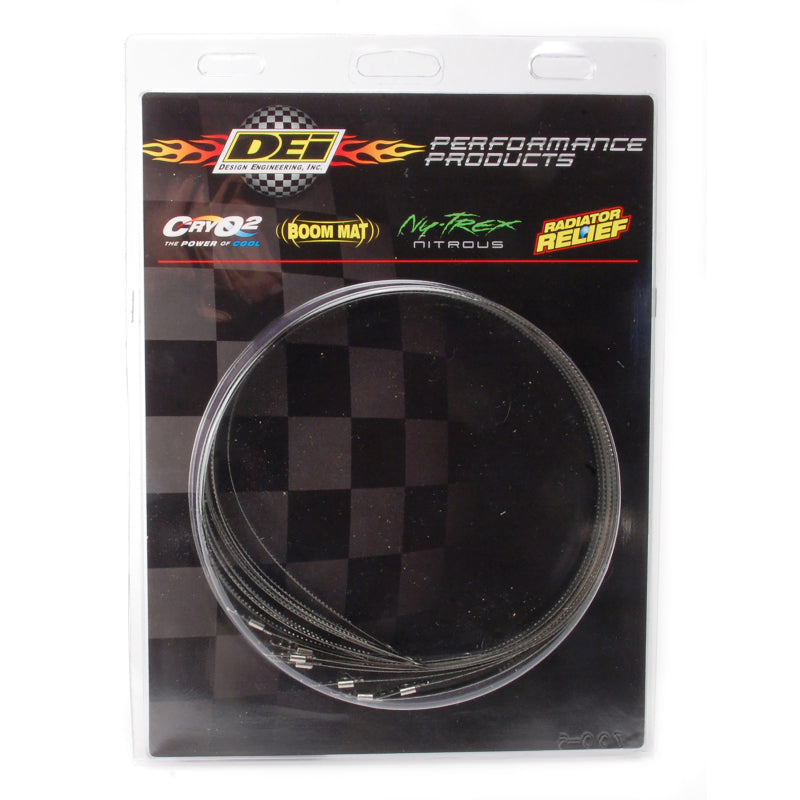 DEI Stainless Steel Positive Locking Tie 1/4in (7mm) x 20in - 10 per pack - 10210