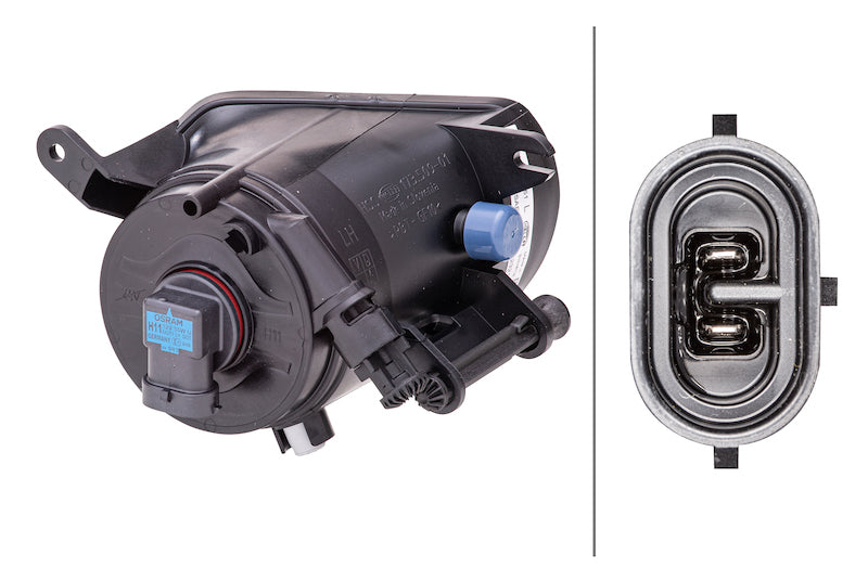 Hella 2009-2015 Audi Q7 Fog Light Left - 010327151