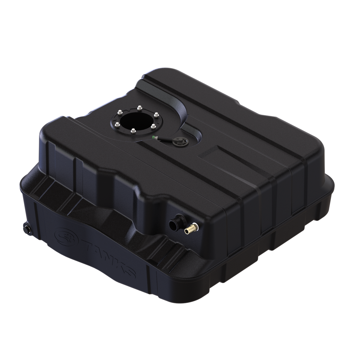S&amp;B 40 Gallon, After Axle, Replacement Fuel Tank 2000-10 Ford Powerstroke 7.3L, 6.0L, 6.4L Cab Chassis - 10-1002-1