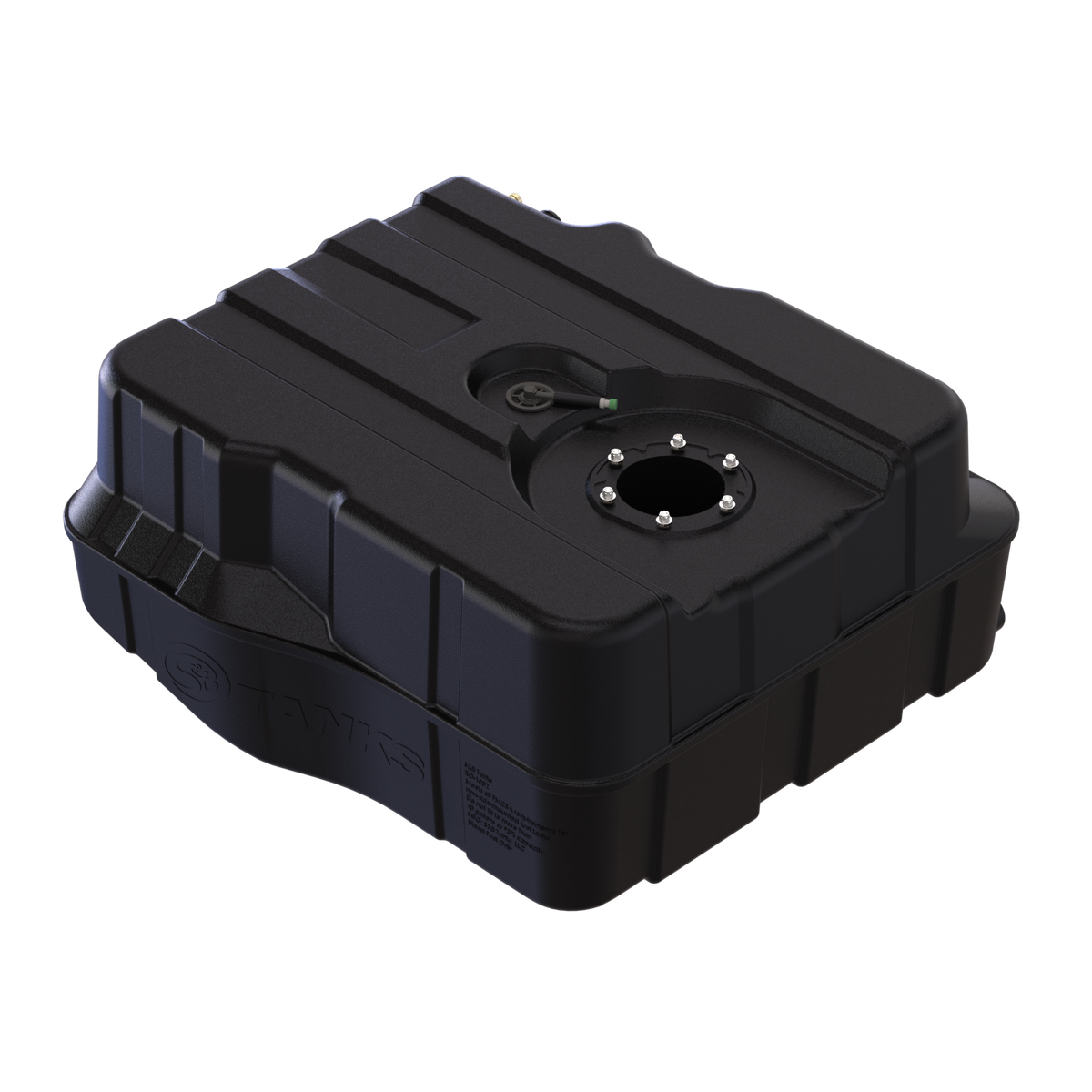 S&amp;B 40 Gallon, After Axle, Replacement Fuel Tank 2000-10 Ford Powerstroke 7.3L, 6.0L, 6.4L Cab Chassis - 10-1002-1