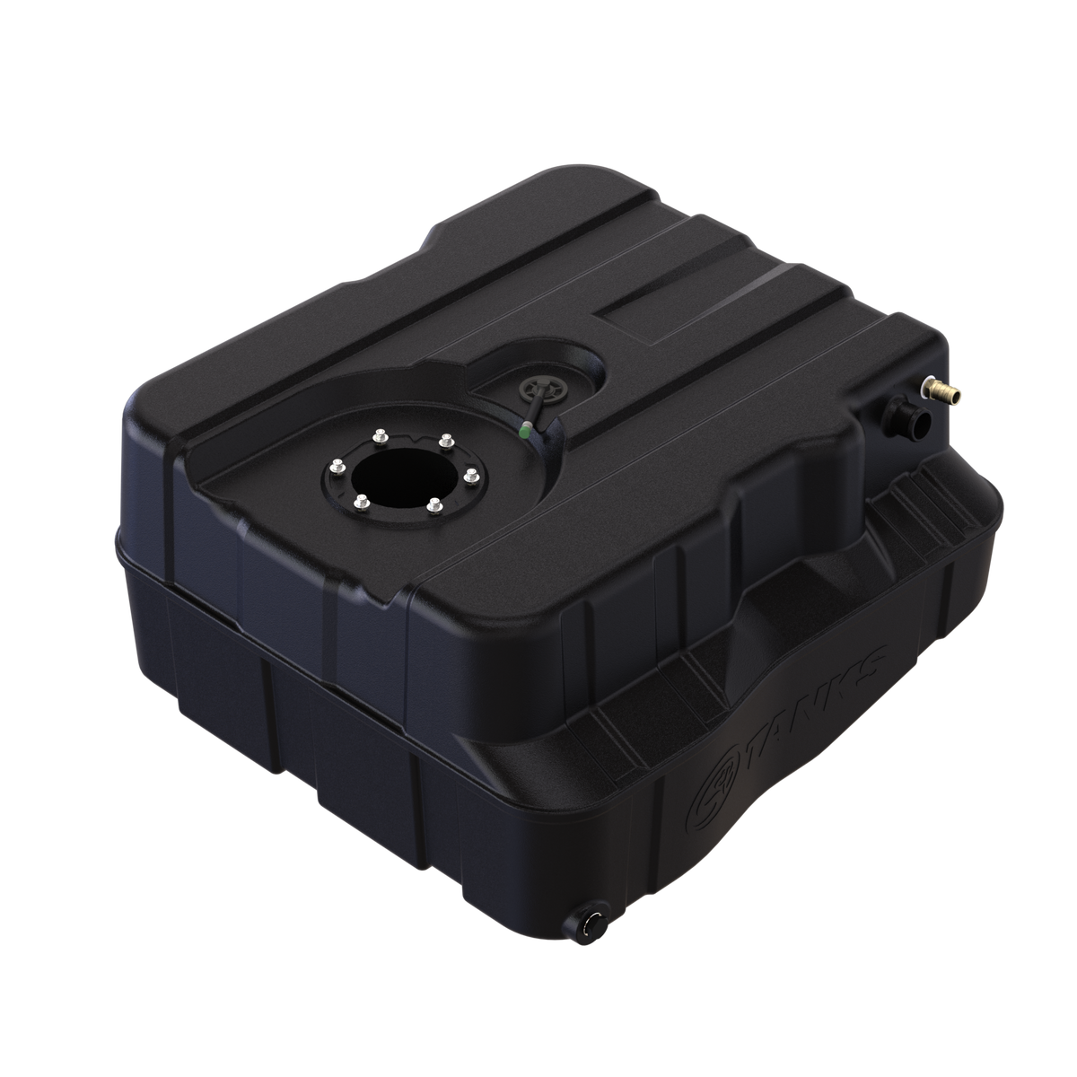 S&amp;B 40 Gallon, After Axle, Replacement Fuel Tank 2000-10 Ford Powerstroke 7.3L, 6.0L, 6.4L Cab Chassis - 10-1002-1