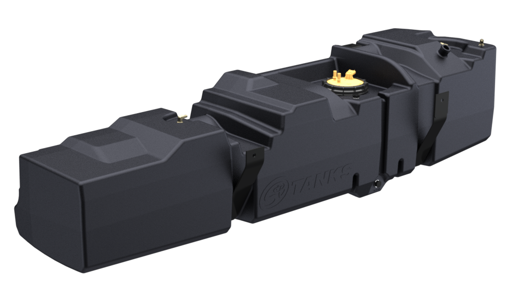 S&amp;B 60 Gallon Replacement Fuel Tank for 2008-2010 Ford Powerstroke 6.4L Crew Cab Short Bed - 10-1028