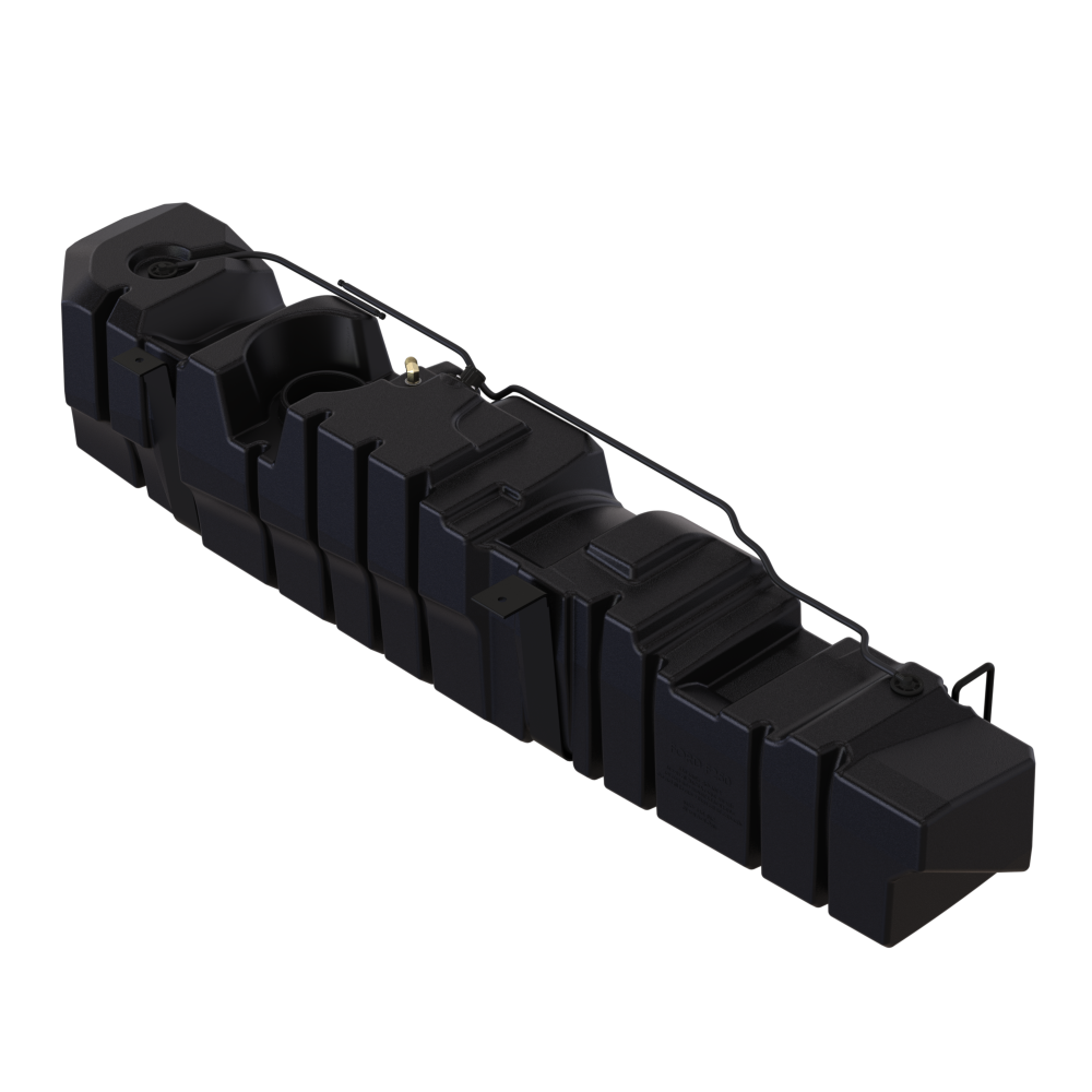 S&B 60 Gallon High-Capacity Fuel Tank for 1999-2010 Ford Powerstroke 7.3L, 6.0L, 6.4L Crew Cab & Ext Cab Long Bed - 10-1012