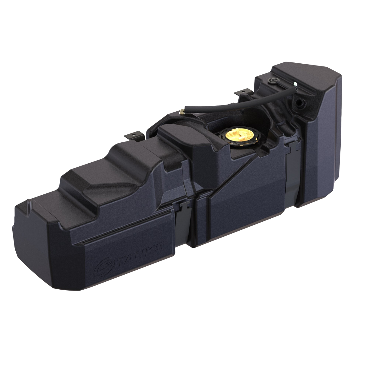 S&amp;B 52 Gallon Replacement Fuel Tank for 2005-2024 Dodge Ram Cummins Crew and Quad Cab Short Bed - 10-1021-1