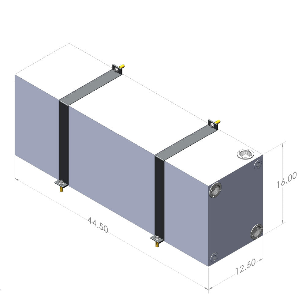 S&amp;B 20 Gallon Wheel Well Water Tank (Both Sides) - 10-3002